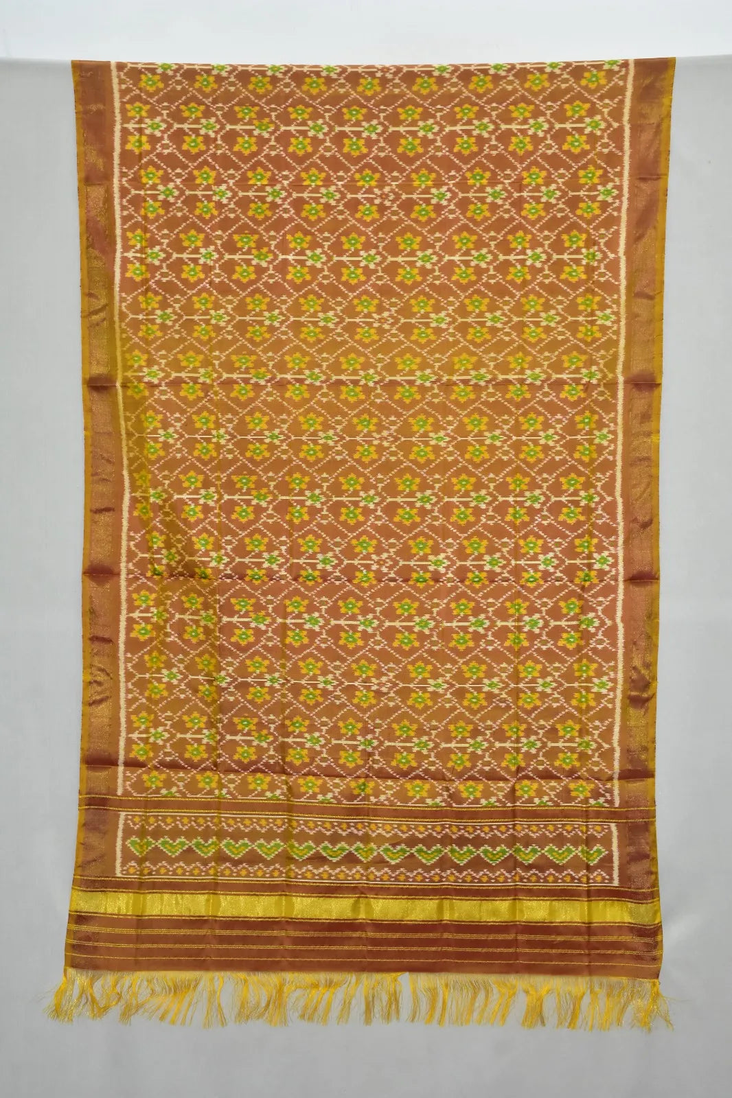 Floral Jaal Ikat Patola Dupatta