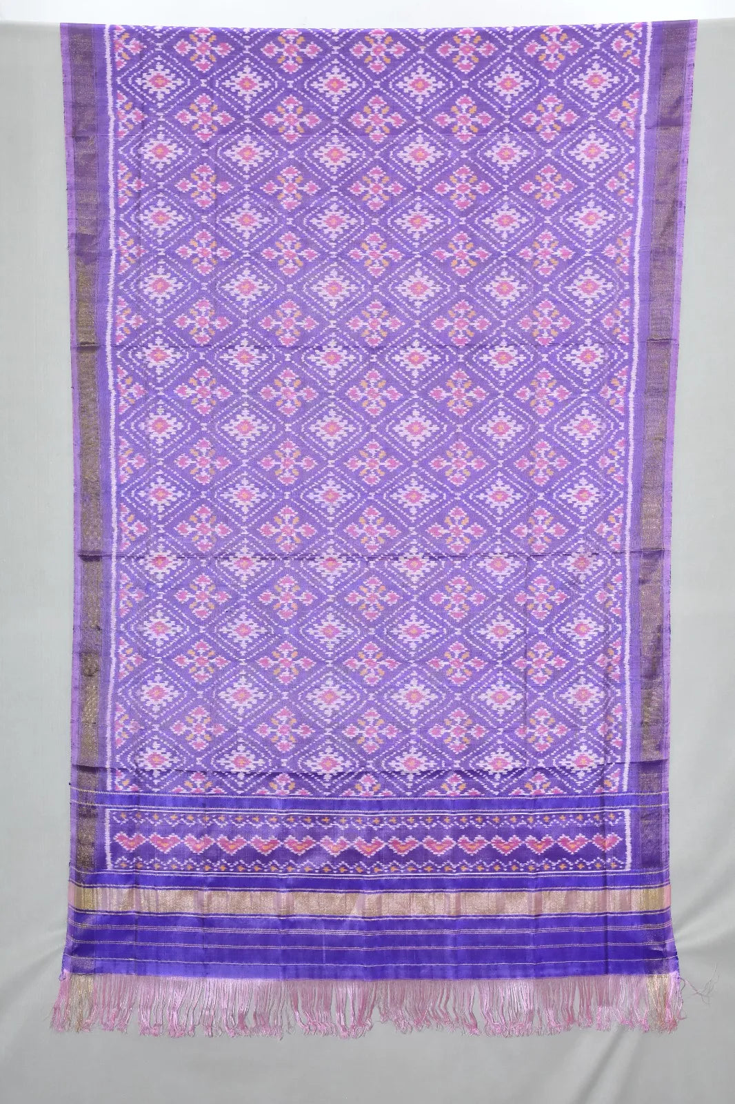 Diamond Blossom Single Ikat Patola Dupatta