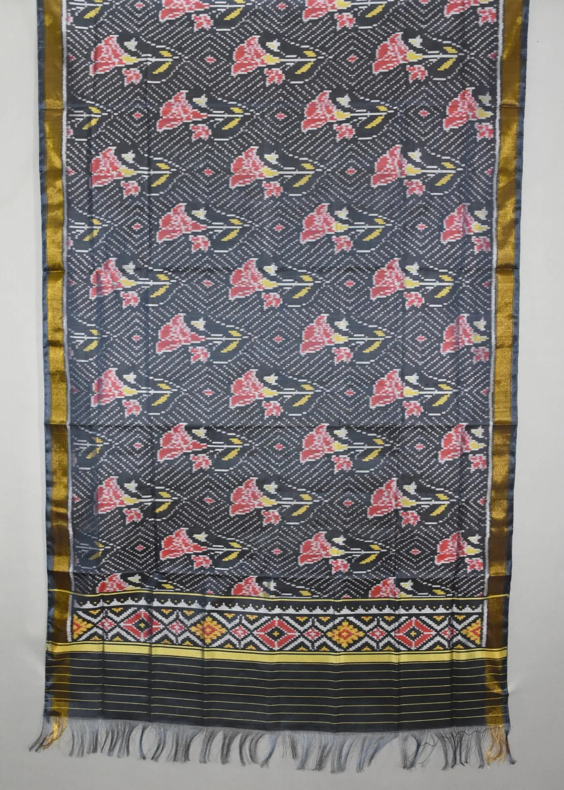 Floral Ikat Patola Dupatta