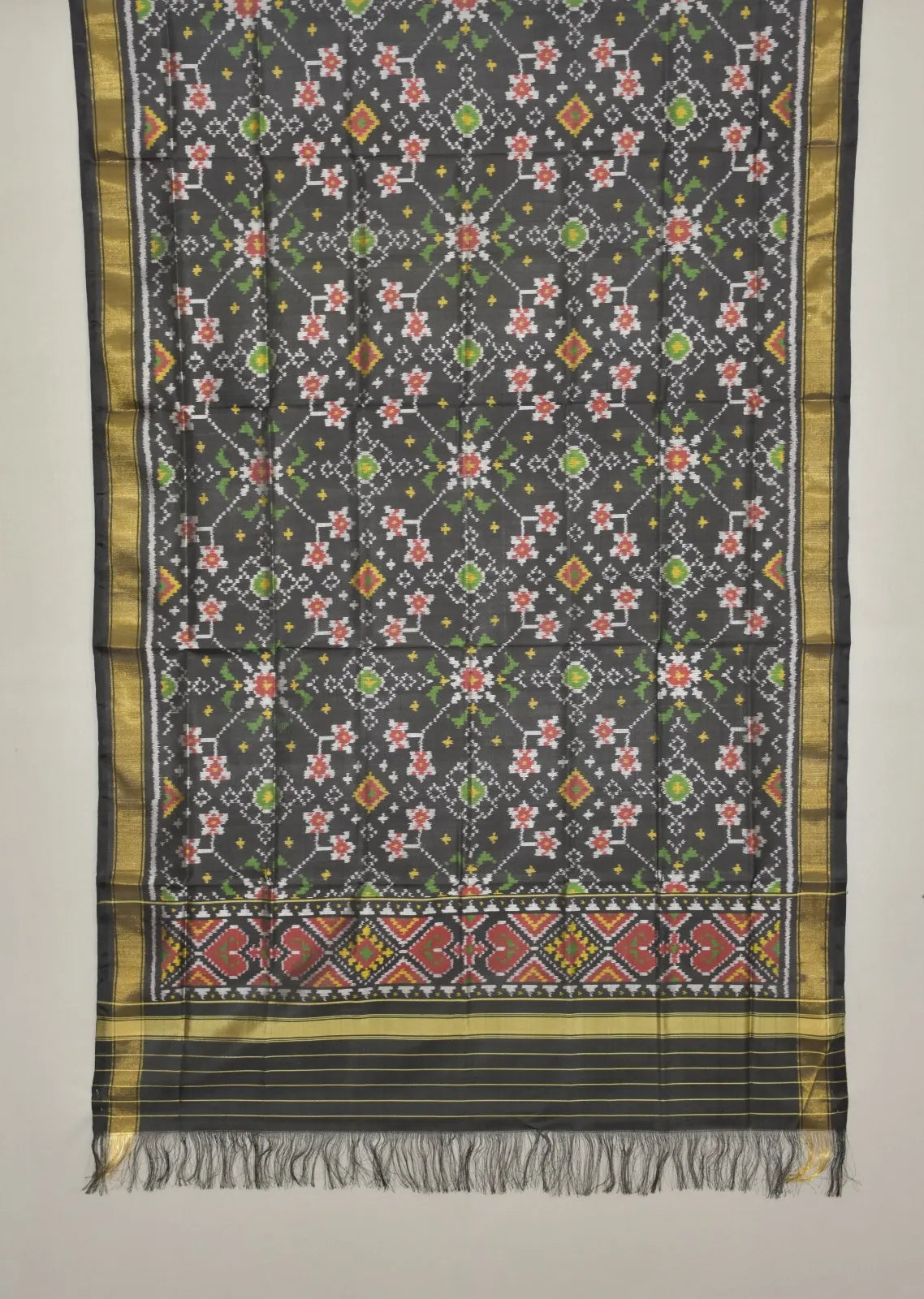 Heritage Floral Ikat Patola Dupatta