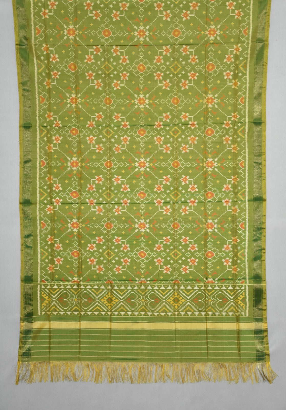 Heritage Floral Ikat Patola Dupatta