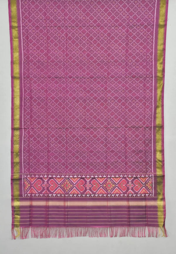 Heritage Diamond Motif Single Ikat Patola Dupatta