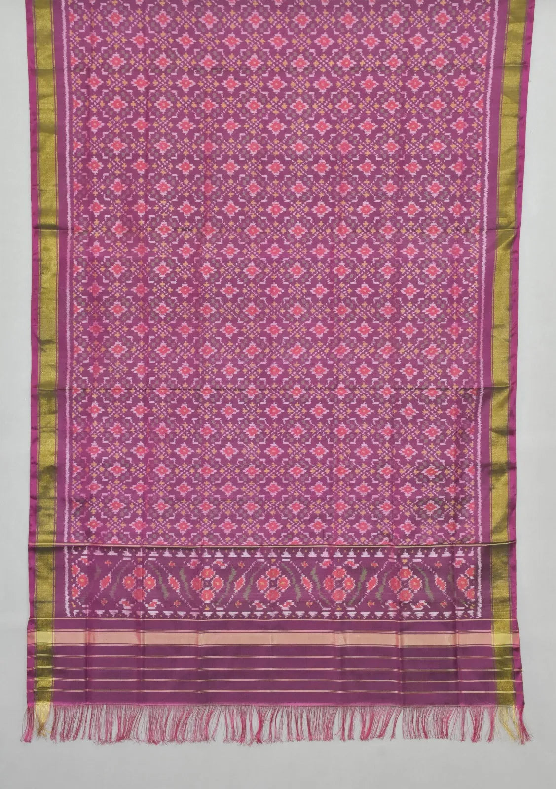 Ornate Bloom Ikat Dupatta