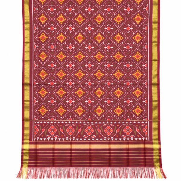 Traditional Diamond Bloom Patola Dupatta