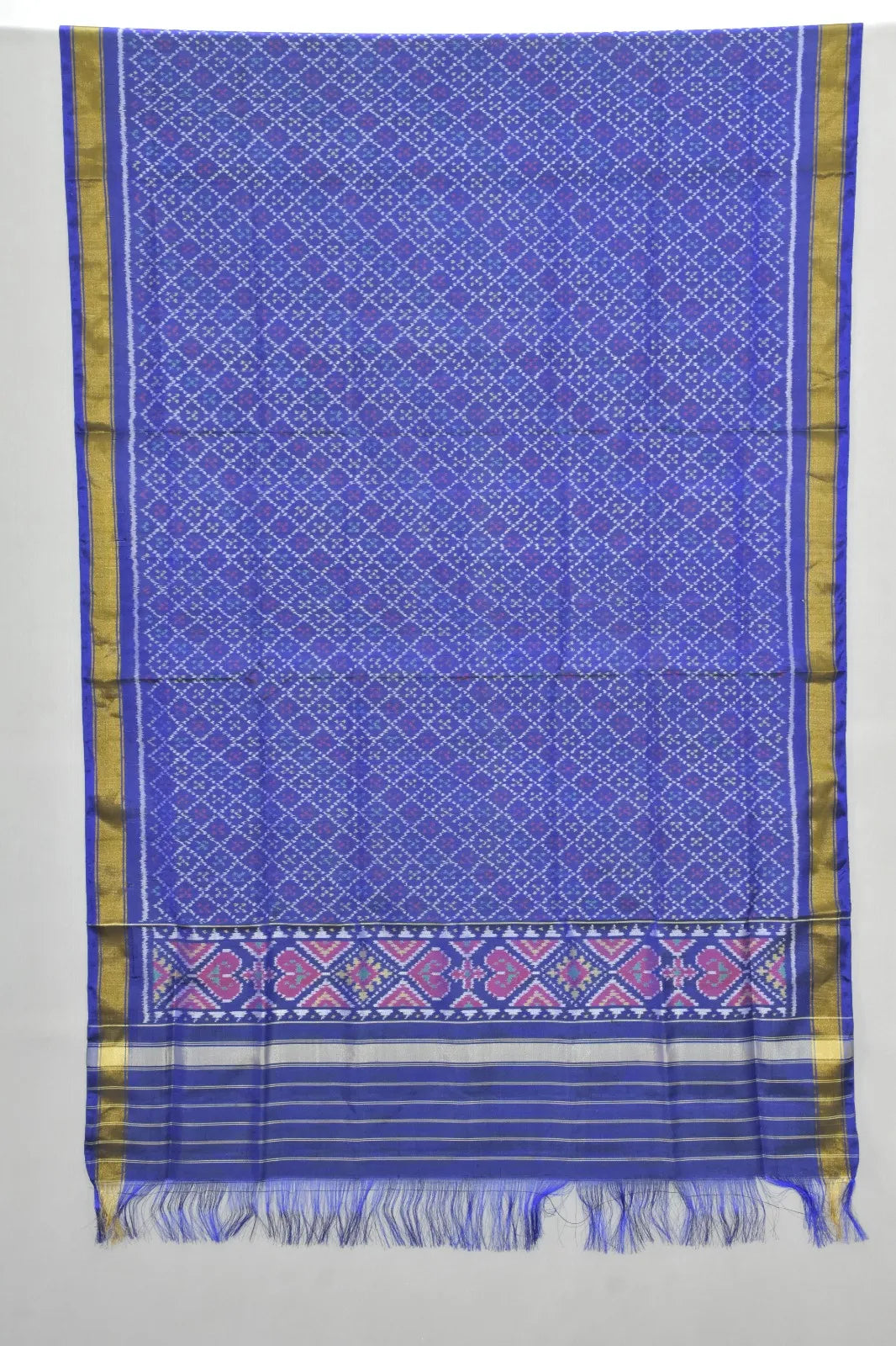 Heritage Diamond Motif Single Ikat Patola Dupatta