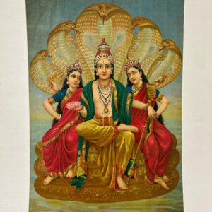 Vishnu with sridevi and bhudevi